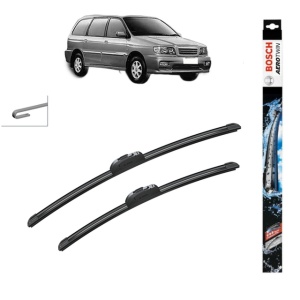 Set stergatoare auto KIA JOICE (MTE1P) din 2000-2003, Bosch Aerotwin Retrofit, din cauciuc siliconat rezistent