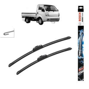 Set stergatoare auto KIA K2500 Platform/Chassis (SD) din 2003, Bosch Aerotwin Retrofit, din cauciuc siliconat rezistent