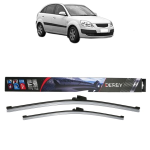 Set stergatoare auto KIA RIO II (JB) din 2005-2011, Derby, din cauciuc siliconat rezistent