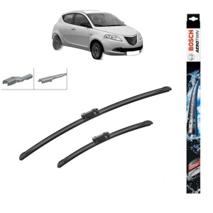 Set stergatoare auto LANCIA YPSILON (312_) din 2011-2021, Bosch Aerotwin, din cauciuc siliconat rezistent