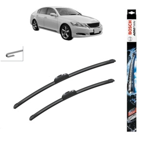 Set stergatoare auto LEXUS GS (_S19_) din 2005-2011, Bosch Aerotwin Retrofit, din cauciuc siliconat rezistent