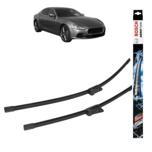 Set stergatoare auto MASERATI GHIBLI III (M157) din 2013-2017, Bosch Aerotwin, din cauciuc siliconat rezistent