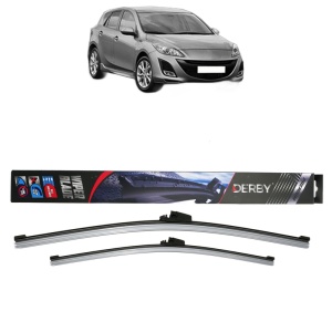 Set stergatoare auto MAZDA 3 (BL) din 2008-2014, Derby, din cauciuc siliconat rezistent
