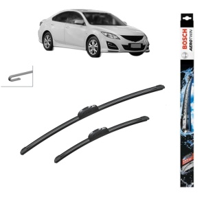 Set stergatoare auto MAZDA 6 Hatchback (GH) din 2007-2013, Bosch Aerotwin Retrofit, din cauciuc siliconat rezistent