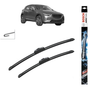 Set stergatoare auto MAZDA CX-3 (DK) din 2015-2018, Bosch Aerotwin Retrofit, din cauciuc siliconat rezistent