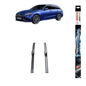 Set stergatoare auto MERCEDES-BENZ C-CLASS T-MODEL (S206) din 2021-2024, Bosch Aerotwin, din cauciuc siliconat rezistent