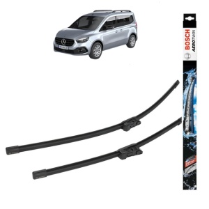 Set stergatoare auto MERCEDES-BENZ CITAN Tourer (W420) din 2021-2023, Bosch Aerotwin, din cauciuc siliconat rezistent