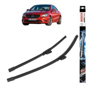 Set stergatoare auto MERCEDES-BENZ CLA Coupe (C117) din 2013-2019, Bosch Aerotwin, din cauciuc siliconat rezistent