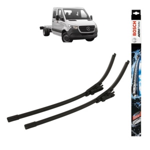 Set stergatoare auto MERCEDES-BENZ SPRINTER 4-t Platform/Chassis (B907, B910) din 2018-2024, Bosch Aerotwin, din cauciuc siliconat rezistent - Img 1