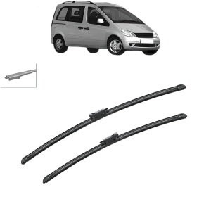 Set stergatoare auto MERCEDES-BENZ VANEO (414) din 2002-2005, Bosch Aerotwin, din cauciuc siliconat rezistent - Img 8