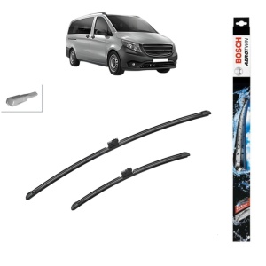 Set stergatoare auto MERCEDES-BENZ VITO Tourer (W447) din 2014-2021, Bosch Aerotwin, din cauciuc siliconat rezistent