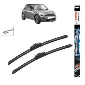 Set stergatoare auto MINI MINI (R56) din 2006-2013, Bosch Aerotwin Retrofit, din cauciuc siliconat rezistent