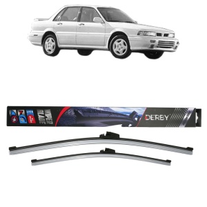 Set stergatoare auto MITSUBISHI GALANT VII Saloon (E5_A, E7_A, E8_A) din 1992-1996, Derby, din cauciuc siliconat rezistent - Img 1