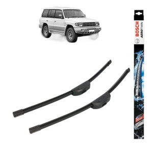 Set stergatoare auto MITSUBISHI PAJERO II (V3_W, V2_W, V4_W, V5_W) din 1990-1999, Bosch Aerotwin Retrofit, din cauciuc siliconat rezistent