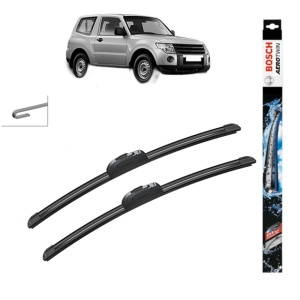 Set stergatoare auto MITSUBISHI PAJERO IV (V8_W, V9_W) din 2006-2014, Bosch Aerotwin Retrofit, din cauciuc siliconat rezistent
