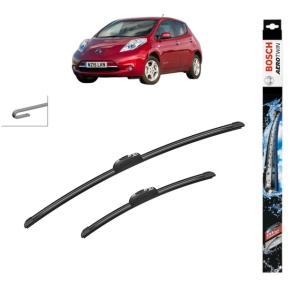 Set stergatoare auto NISSAN LEAF (ZE0) din 2010-2017, Bosch Aerotwin Retrofit, din cauciuc siliconat rezistent