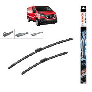 Set stergatoare auto NISSAN NV300 Van (X82) din 2016-2021, Bosch Aerotwin Multi, din cauciuc siliconat rezistent