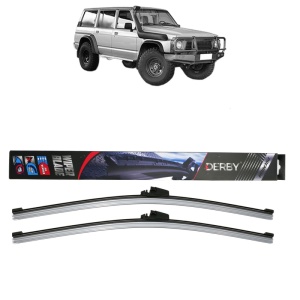 Set stergatoare auto NISSAN PATROL GR IV (Y60, GR) din 1986-1998, Derby, din cauciuc siliconat rezistent - Img 1