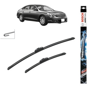 Set stergatoare auto NISSAN TEANA II (J32) din 2008-2013, Bosch Aerotwin Retrofit, din cauciuc siliconat rezistent