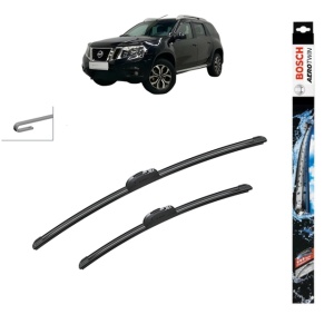 Set stergatoare auto NISSAN TERRANO (D10) din 2014-2015, Bosch Aerotwin Retrofit, din cauciuc siliconat rezistent