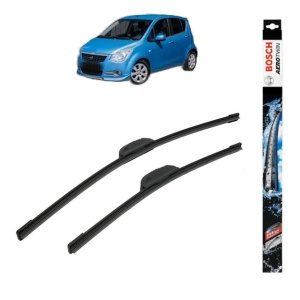 Set stergatoare auto OPEL AGILA B (H08) din 2008-2014, Bosch Aerotwin Retrofit, din cauciuc siliconat rezistent