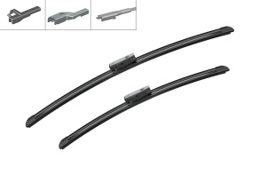 Set stergatoare auto OPEL ASTRA H CLASSIC Estate (A04) din 2006-2014, Bosch Aerotwin Multi, din cauciuc siliconat rezistent - Img 2
