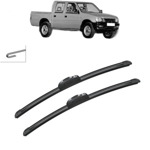 Set stergatoare auto OPEL CAMPO (TF0, TF1) din 1990-2001, Bosch Aerotwin Retrofit, din cauciuc siliconat rezistent - Img 7