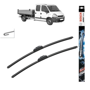 Set stergatoare auto OPEL MOVANO A Platform/Chassis (X70) din 1998-2006, Bosch Aerotwin Retro Truck, din cauciuc siliconat rezistent