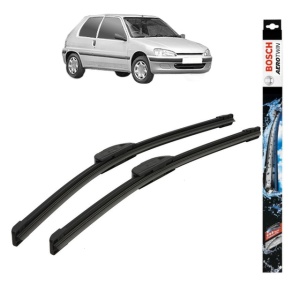 Set stergatoare auto PEUGEOT 106 II (1A_, 1C_) din 1996-2004, Bosch Aerotwin Retrofit, din cauciuc siliconat rezistent