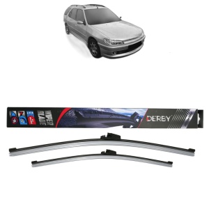 Set stergatoare auto PEUGEOT 306 Estate Van (N_, 7_) din 1997-1999, Derby, din cauciuc siliconat rezistent