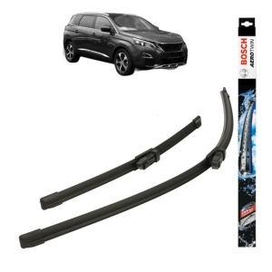 Set stergatoare auto PEUGEOT 5008 II (MC_, MJ_, MR_, M4_) din 2016-2023, Bosch Aerotwin, din cauciuc siliconat rezistent