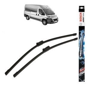 Set stergatoare auto PEUGEOT BOXER Bus din 2006-2023, Bosch Aerotwin, din cauciuc siliconat rezistent