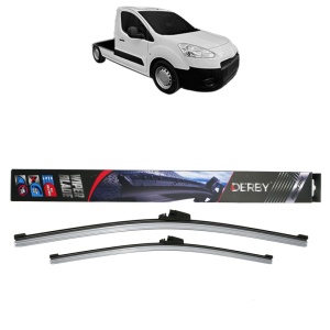 Set stergatoare auto PEUGEOT PARTNER Platform/Chassis din 2009-2015, Derby, din cauciuc siliconat rezistent - Img 1