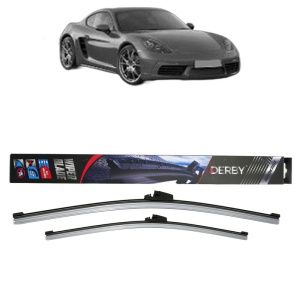 Set stergatoare auto PORSCHE 718 CAYMAN (982) din 2016-2021, Derby, din cauciuc siliconat rezistent