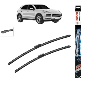 Set stergatoare auto PORSCHE CAYENNE (9YA) din 2017-2021, Bosch Aerotwin, din cauciuc siliconat rezistent