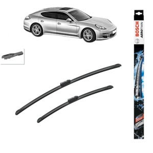 Set stergatoare auto PORSCHE PANAMERA (970) din 2012-2016, Bosch Aerotwin, din cauciuc siliconat rezistent