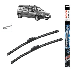 Set stergatoare auto RENAULT LOGAN I Estate (KS_) din 2007-2015, Bosch Aerotwin Retrofit, din cauciuc siliconat rezistent