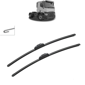 Set stergatoare auto RENAULT TRUCKS C din 2013, Bosch Aerotwin Retro Truck, din cauciuc siliconat rezistent - Img 8