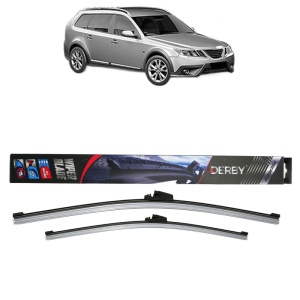 Set stergatoare auto SAAB 9-3X (YS3) din 2009-2015, Derby, din cauciuc siliconat rezistent
