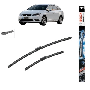 Set stergatoare auto SEAT LEON ST Estate Van (5F8) din 2014-2020, Bosch Aerotwin, din cauciuc siliconat rezistent