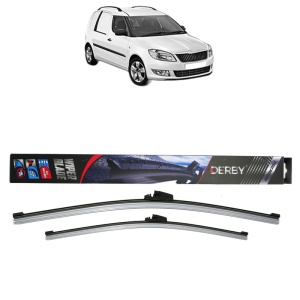 Set stergatoare auto SKODA FABIA I Praktik (6Y5) din 2000-2007, Derby, din cauciuc siliconat rezistent
