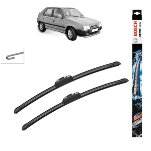 Set stergatoare auto SKODA FAVORIT (781) din 1989-1994, Bosch Aerotwin Retrofit, din cauciuc siliconat rezistent