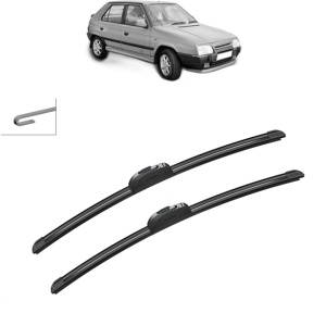 Set stergatoare auto SKODA FAVORIT (781) din 1989-1994, Bosch Aerotwin Retrofit, din cauciuc siliconat rezistent - Img 8