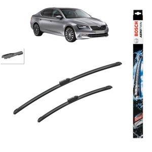Set stergatoare auto SKODA SUPERB III (3V3) din 2015-2024, Bosch Aerotwin, din cauciuc siliconat rezistent