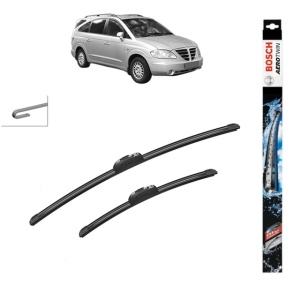 Set stergatoare auto SSANGYONG STAVIC din 2013, Bosch Aerotwin Retrofit, din cauciuc siliconat rezistent