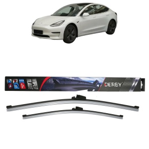 Set stergatoare auto TESLA MODEL 3 (5YJ3) din 2017-2025, Derby, din cauciuc siliconat rezistent