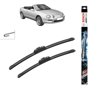 Set stergatoare auto TOYOTA CELICA Convertible (_T20_) din 1993-1999, Bosch Aerotwin Retrofit, din cauciuc siliconat rezistent
