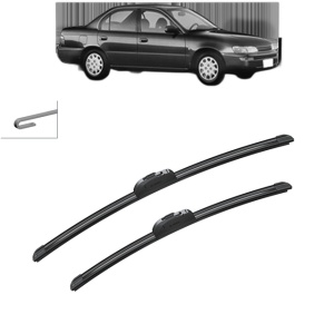 Set stergatoare auto TOYOTA COROLLA (_E9_) din 1987-1992, Bosch Aerotwin Retrofit, din cauciuc siliconat rezistent - Img 8