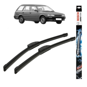 Set stergatoare auto TOYOTA COROLLA Station Wagon (_E9_) din 1988-1995, Bosch Aerotwin Retrofit, din cauciuc siliconat rezistent