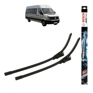 Set stergatoare auto VOLKSWAGEN CRAFTER 30-35 Bus (2E_) din 2006-2016, Bosch Aerotwin, din cauciuc siliconat rezistent